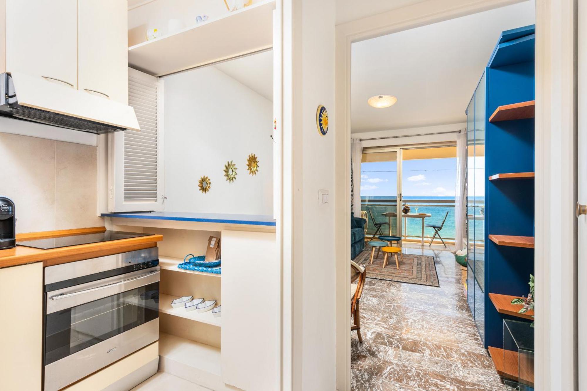 'le Berkeley' Vue Mer, Centre, Parking Appartamento Mentone
